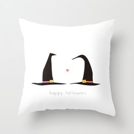 Happy Halloween, witches! Throw Pillow