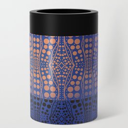 Greek blue vase with monstera Can Cooler