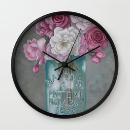 Mason Jar Wall Clocks For Any Decor Style Society6