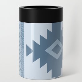 Pueblo in Tranquil Blue Can Cooler