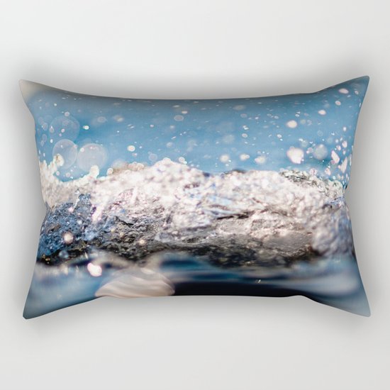 Water Splash Rectangular Pillow
