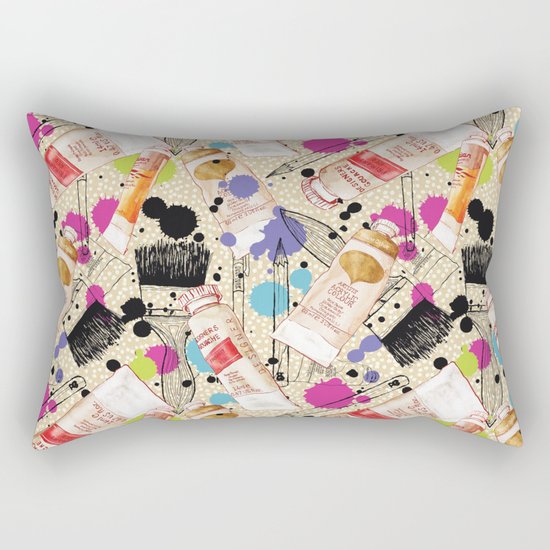 Paint It Rectangular Pillow