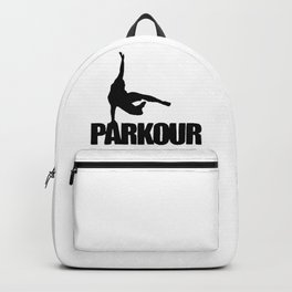 Parkour illustration Backpack