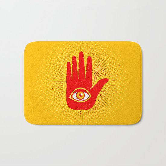 Hand and eye Bath Mat