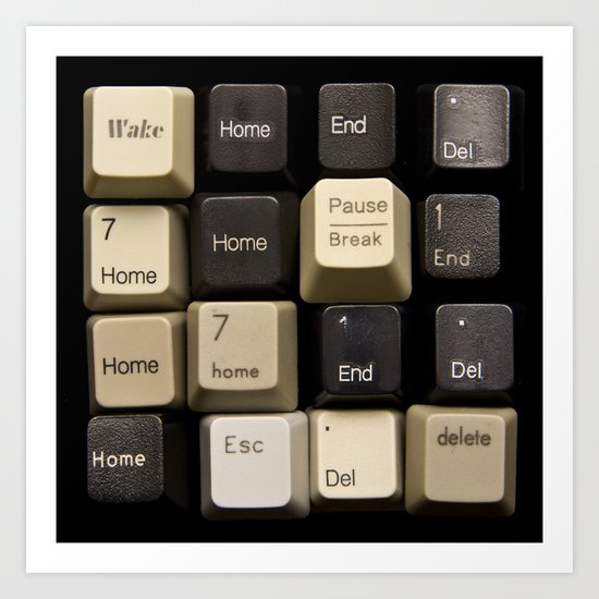 Custom Keyboard Art Print