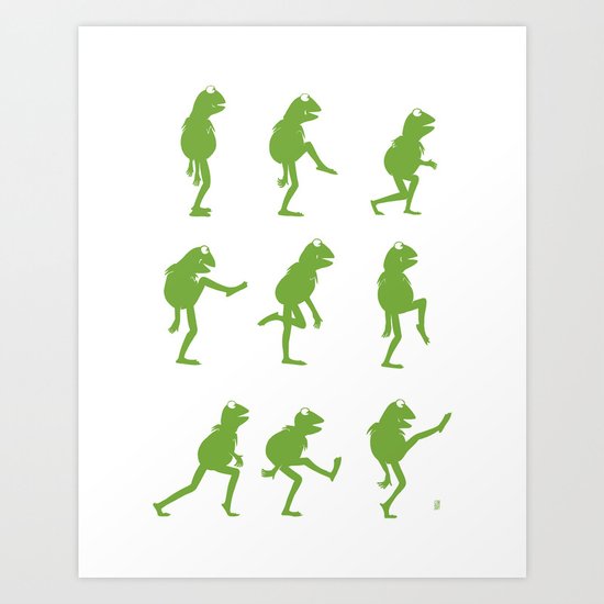 Ministry of Silly Muppet Walks Art Print