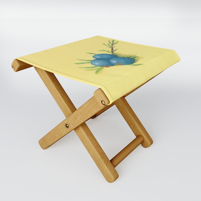 Jumping Junipers Folding Stool