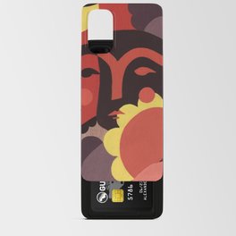 Flower People Abstract Portrait Android Card Case
