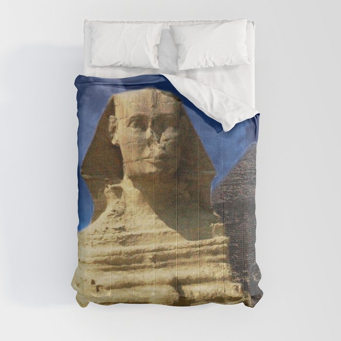 Sphinx  and Pyramid Comforter