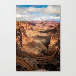 Shafer Trail Canyon, Canyonlands National Park Canvas Print