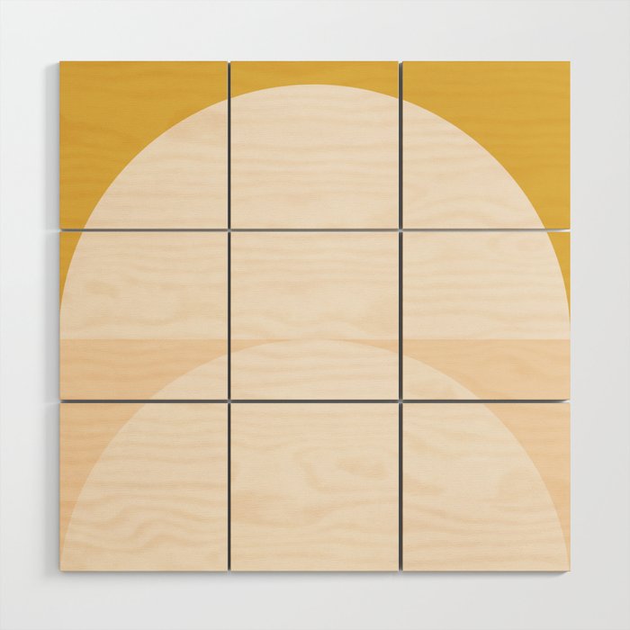 Abstract Geometric 01 Wood Wall Art