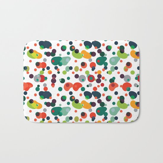Spotted Bath Mat