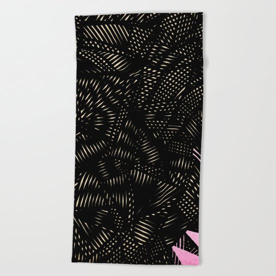 - electroclouds - Beach Towel