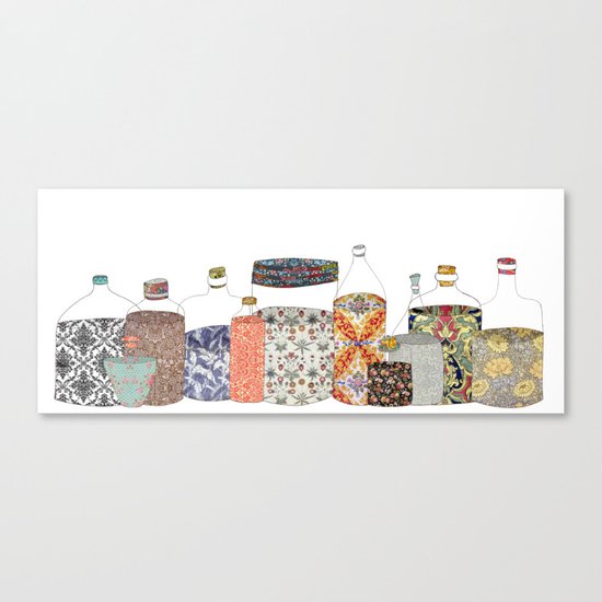 bottled happiness Canvas Print
