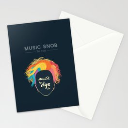 Music to DYE for — Music Snob Tip #075 Stationery Cards