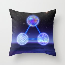 CSETI Logo in 3D Throw Pillow