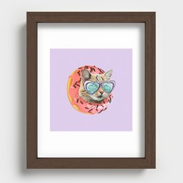 Wildcat Donut Recessed Framed Print