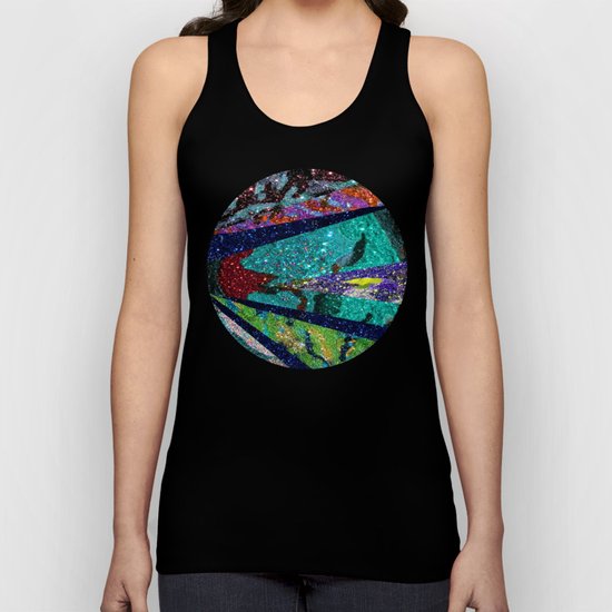 Peacock Mermaid Battlestar Galactica Abstract Unisex Tank Top