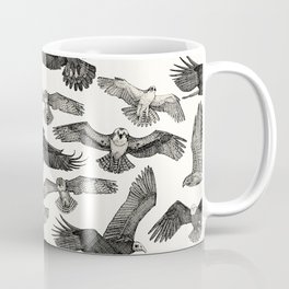 birds of prey black Coffee Mug