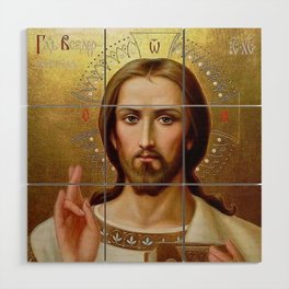 Jesus Christ icon Wood Wall Art