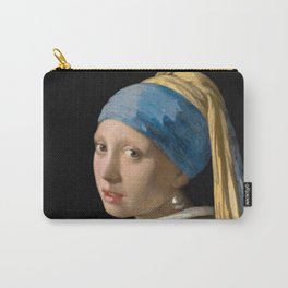 Johannes Vermeer - Girl with a Pearl Earring Carry-All Pouch | Turban, Young, Jan, Renaissance, Flemish, Johannes, Portrait, Girl, Dutch, Head 