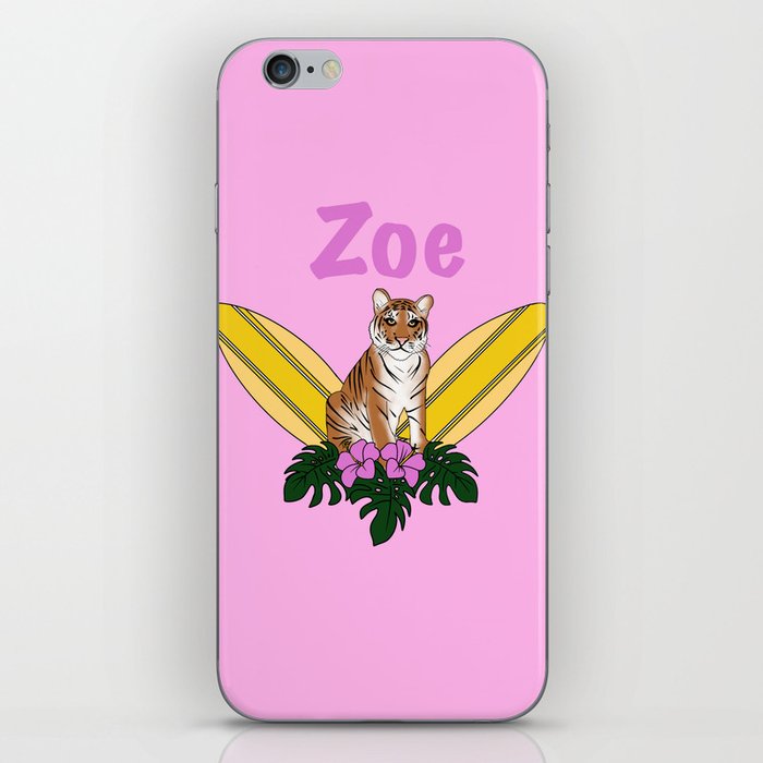 Zoe personalised gift iPhone Skin