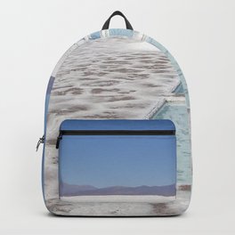 Argentina Photography - Salinas Grandes Under The Blue Sky Backpack