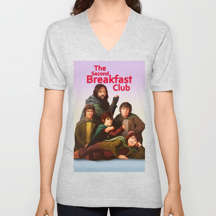 The Second Breakfast Club V Neck T Shirt