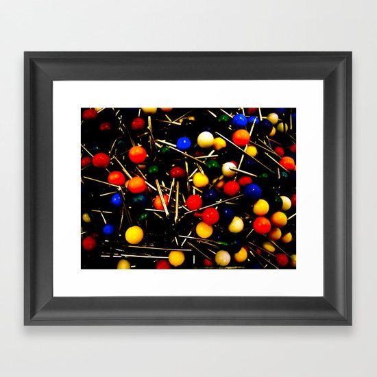 On Pins and Needles Framed Art Print