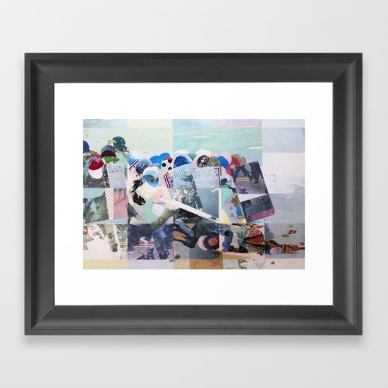 Man Down Framed Art Print