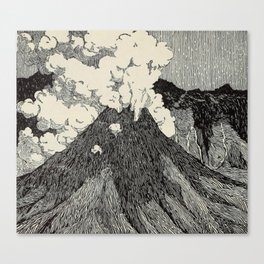Naturalist Volcano Canvas Print