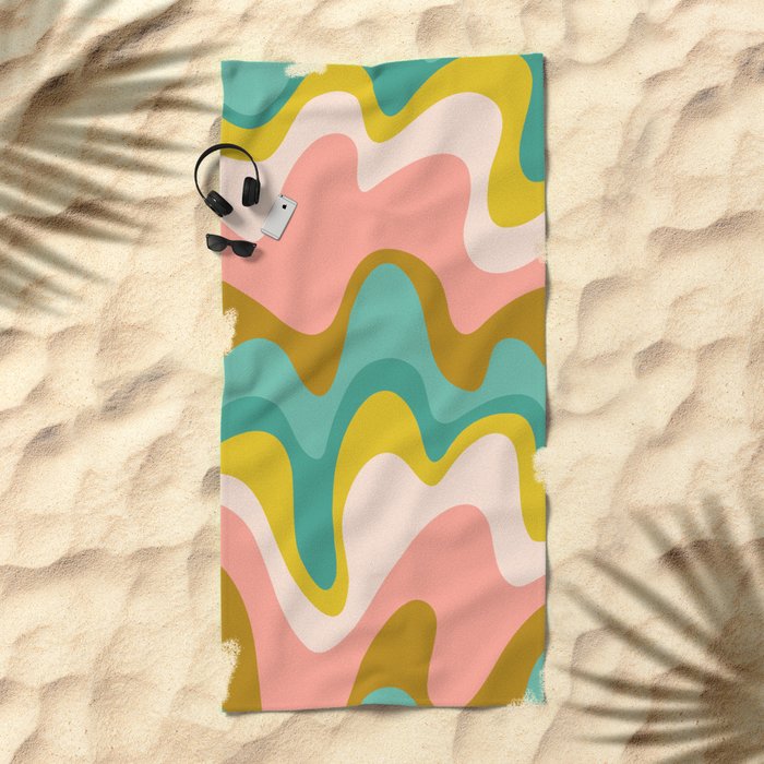 Funky Cool Beach Pool Towels Society6
