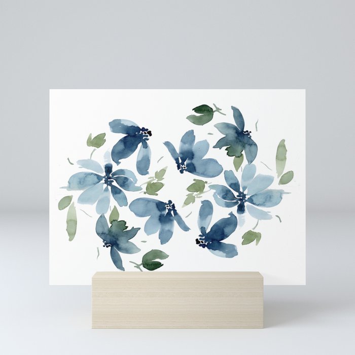 Daphne (Blue Palette) Mini Art Print