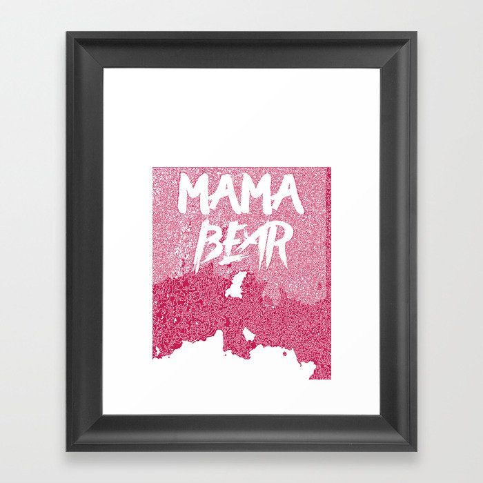 MAMA [GONNA] KNOCK [YOU] OUT Framed Art Print