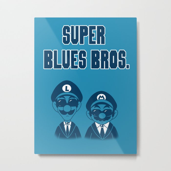 Super Blues Bros. Metal Print