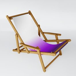 White Purple Colorblock Gradient Sling Chair