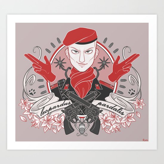 Revolver Ocelot - MGS3 - Metal Gear Solid Art Print