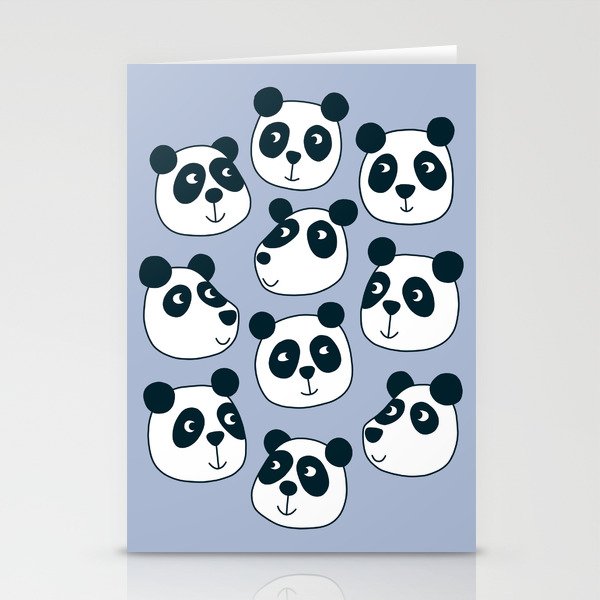 Particularly Pleasant Pandas Stationery Cards