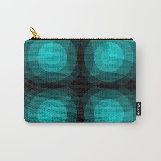 Blue Interference Carry-All Pouch