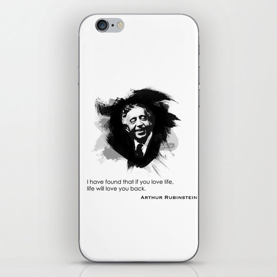 Arthur Rubinstein - Love Life iPhone & iPod Skin