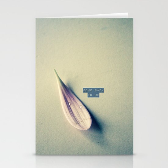 Come Back To Me Stationery Cards