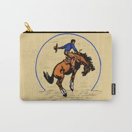 Full Moon Bronc & Cowboy Carry-All Pouch