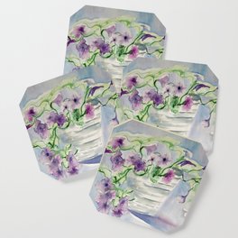 Purple Petunias Coaster