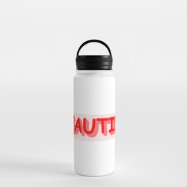 Cute Expression Design "#BEAUTIFUL". Buy Now Water Bottle