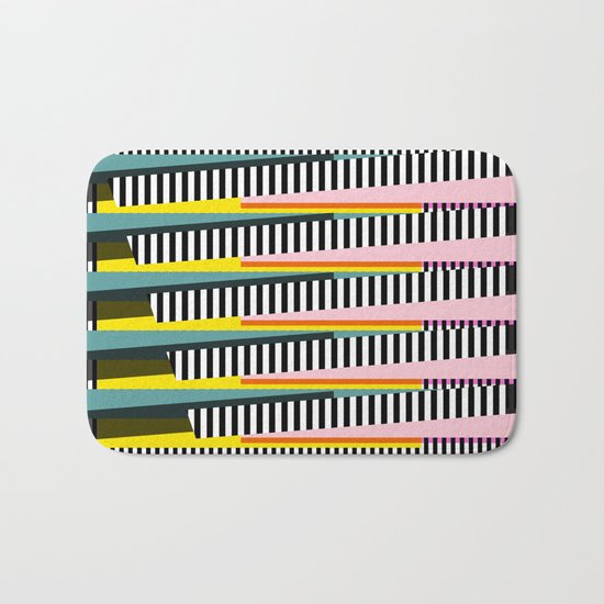 Stripped Bath Mat
