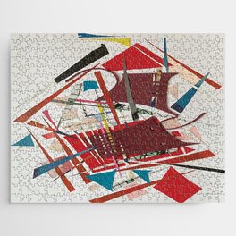 The House- Modern Abstract  Jigsaw Puzzle