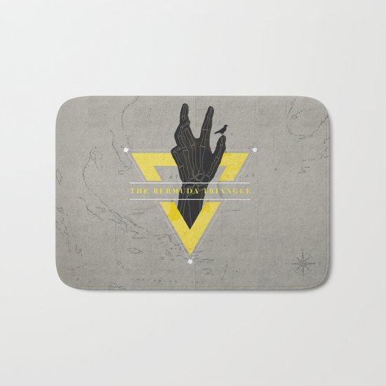 The Bermuda Triangle Bath Mat