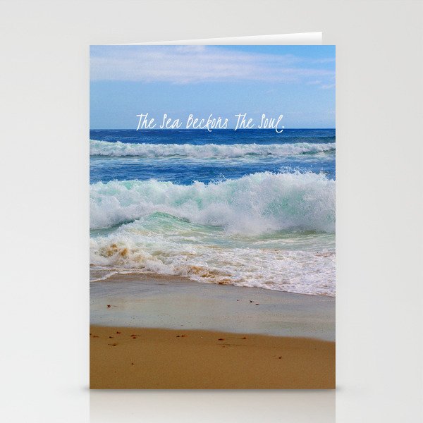 The Sea Beckons The Soul Stationery Cards