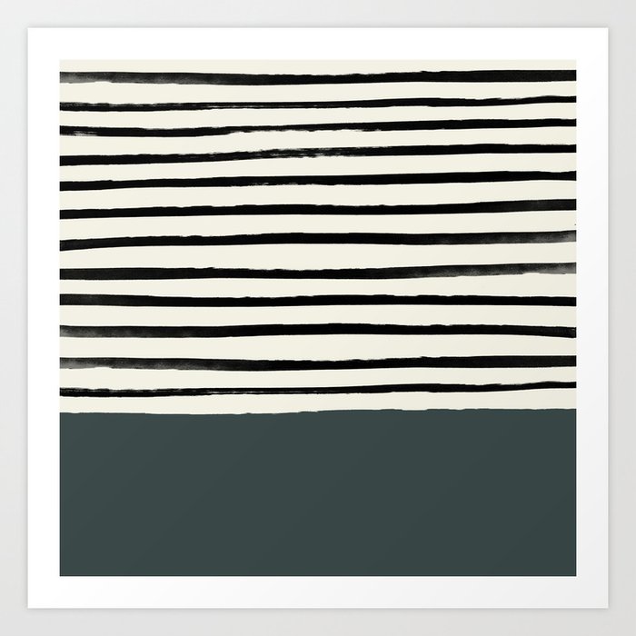 Juniper x Stripes Art Print