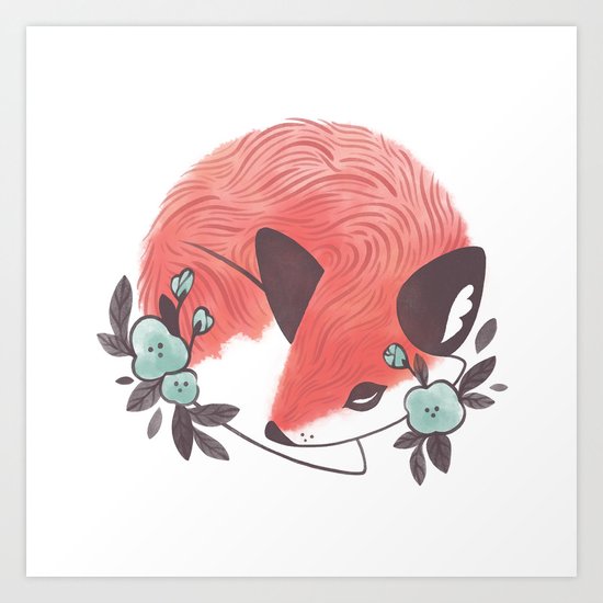 Fox Art Print